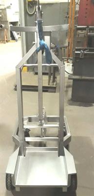 Carrello inox da macellaio per quarti bovini 200KG - Foto 2