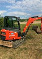 Escavatore Kubota cingoli in gomma