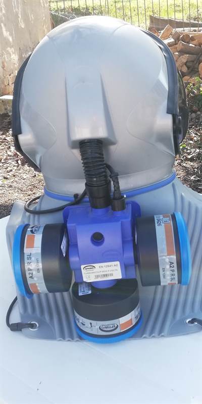 Casco Activex I Azul Porta Lampara Con Ratchet - CL