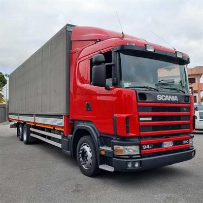 R94 L310 cassone centinato 9,50 Metri - 3 Assi Scania Anno 2000 - Foto 4
