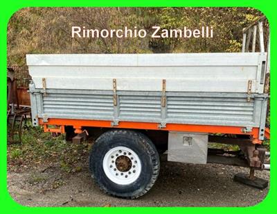 Rimorchio Zambelli Trazionato Cassone