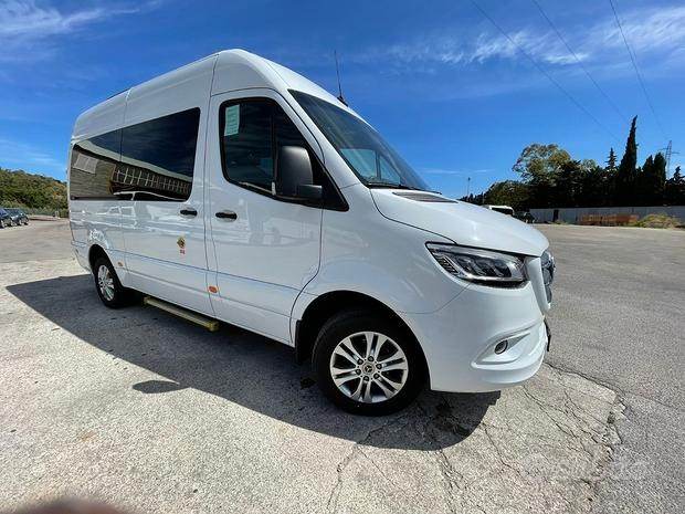 Mercedes Sprinter 9 Posti Autista Anno 2019 Km 40000 Cambio mercedes-sprinter-9-posti-autista-anno-2019-km-40000-cambio