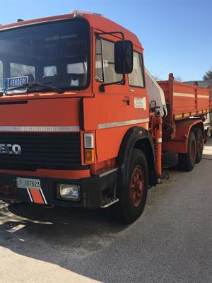 Fiat Iveco cassone gru ribaltabile trilater Anno 1998, modello 190 F 35 - Foto 3