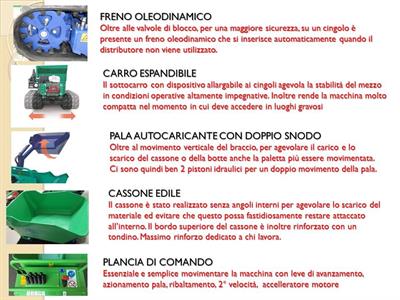Minidumper c/Cingoli in gomma Seconda velocità di SERIE - Foto 4