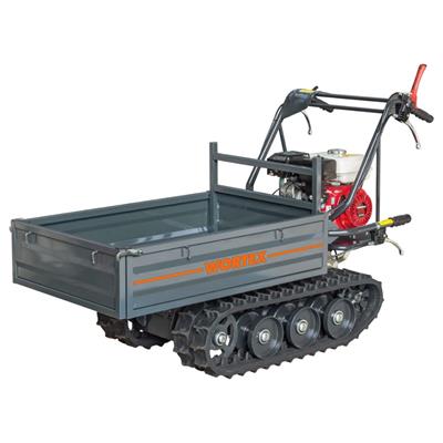 Motocarriola cingolata con motore Honda GX200