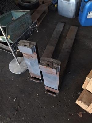 Forche muletto misure 115x41-10 cm