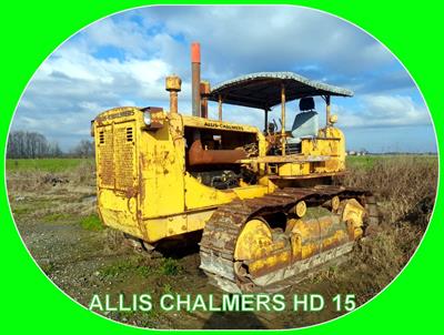 Trattore agricolo cingolato Allis Chalmers HD 15 Anno 1950 - Foto 2