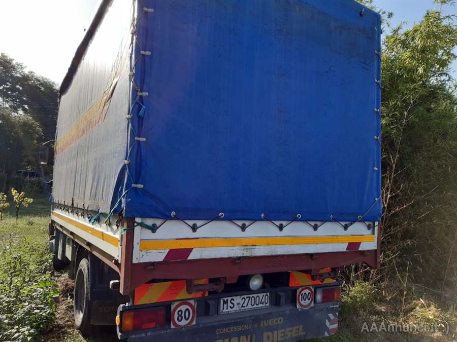 Foto 3Eurocargo Iveco 75E14 Centinato Anno 1992 Km 155000, gommato nuovo