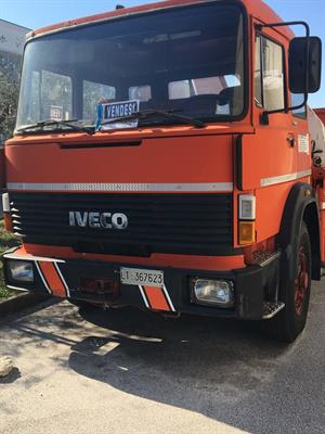 Fiat Iveco cassone gru ribaltabile trilater Anno 1998, modello 190 F 35 - Foto 2