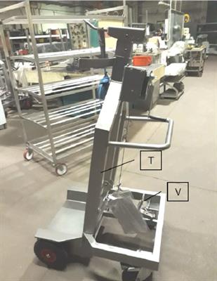 Carrello inox da macellaio per quarti bovini 200KG - Foto 3
